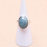 Akvamarín prsten stříbro Ag 925 LOT20