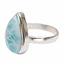 Larimar prsten stříbro Ag 925 R22