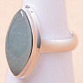 Akvamarín prsten stříbro Ag 925 LOT24