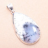 Opál dendritický přívěsek stříbro Ag 925 P2701