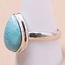Larimar prsten stříbro Ag 925 KO277