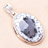 Opál dendritický přívěsek stříbro Ag 925 P2778