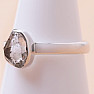 Herkimer diamant prsten stříbro Ag 925 LOT32