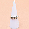 Smaragd indický - upravený prsten stříbro Ag 925 36939