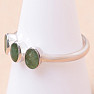 Smaragd indický - upravený prsten stříbro Ag 925 36939