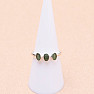 Smaragd indický - upravený prsten stříbro Ag 925 36940