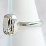 Herkimer diamant prsten stříbro Ag 925 R3847
