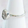Herkimer diamant prsten stříbro Ag 925 R3939