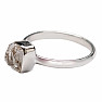 Herkimer diamant prsten stříbro Ag 925 R4042