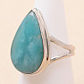 Larimar prsten stříbro Ag 925 LOT407