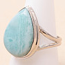 Larimar prsten stříbro Ag 925 LOT409