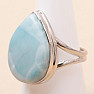 Larimar prsten stříbro Ag 925 LOT410