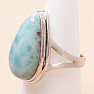 Larimar prsten stříbro Ag 925 LOT438