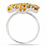 Citrín prsten stříbro Ag 925 R5097C