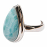 Larimar prsten stříbro Ag 925 LOT454