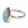 Larimar prsten stříbro Ag 925 R46