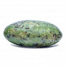 Serpentin zelený masážní hmatka ovál 4,5 cm