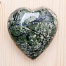 Serpentin zelený masážní hmatka srdce 6 cm