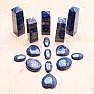 Lapis lazuli masážní hmatka srdce 5 cm