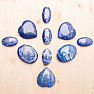 Lapis lazuli masážní hmatka srdce 6 cm