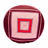 Meditační polštář růžovočervený