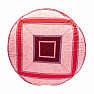Meditační polštář růžovočervený