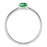 Fluorit zelený prsten stříbro Ag 925 RBC322
