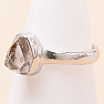 Herkimer diamant prsten stříbro Ag 925 LOT87