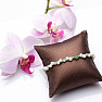 Avanturín broušený korálkový náramek s perličkami se Shamballa zapínáním