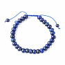Lapis lazuli rondelky stahovací náramek