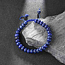 Lapis lazuli rondelky stahovací náramek
