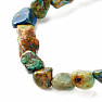 Lapis lazuli a chryzokol dětský náramek z tromlovaných kamínků