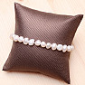 Čakrový náramek z bílých perel