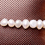 Čakrový náramek z bílých perel
