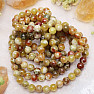 Serpentin náramek z korálků 6 mm