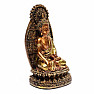 Buddha dotýkající se země na lotosovém květu thajská soška 18 cm