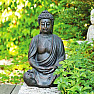 Buddha meditující japonská soška v hnědé barvě 38 cm