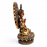 Buddha ujištění sedící na trůnu thajská soška