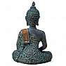 Buddha meditující thajská soška starožitný vzhled