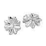 Náušnice z nerezové oceli Silver Flowers