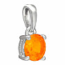 Granát mandarin přívěsek stříbro Ag 925 PBC202-OGF