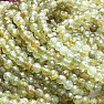 Granát zelený náramek extra AA kvalita broušené korálky