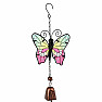 Zvonkohra kovová Motýl zelenovínový se zvonkem