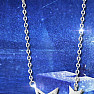 Stříbrný rhodiovaný náhrdelník Silver Stars