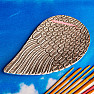 Stojánek kovový na vonné tyčinky Silver angel wing
