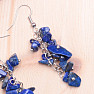 Lapis Lazuli fashion náušnice s kamínky dlouhé