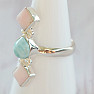 Larimar prsten stříbro Ag 925 22866