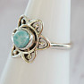 Larimar prsten stříbro Ag 925 45787