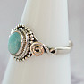 Larimar prsten stříbro Ag 925 64202
