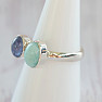 Larimar prsten stříbro Ag 925 85219